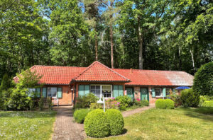 Malerisches Backsteinhaus