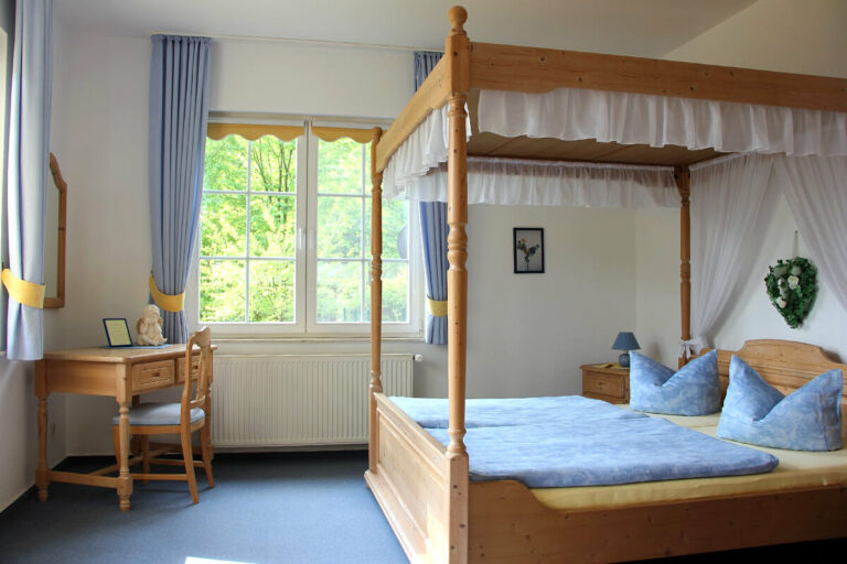 Romantisches Himmelbett