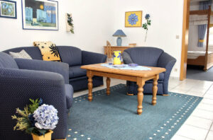 Gemütliches Wohnzimmer im Appartement 3